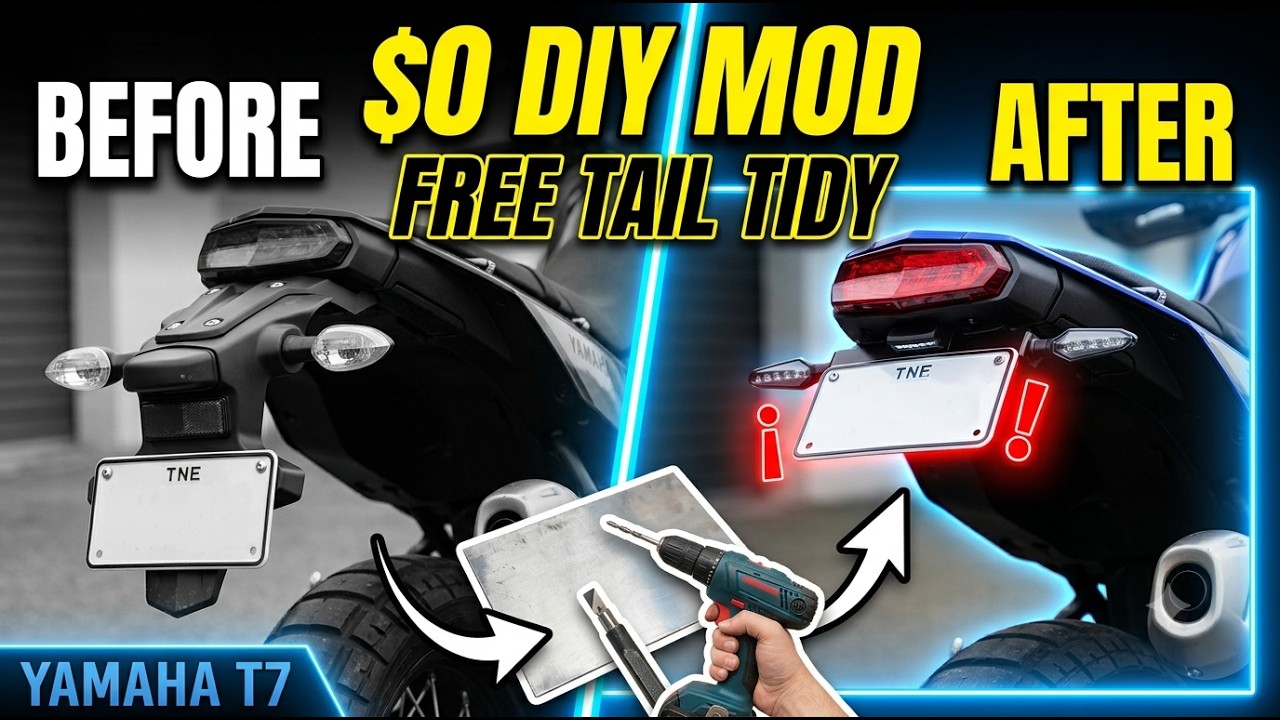 DIY Tenere 700 Tail Tidy