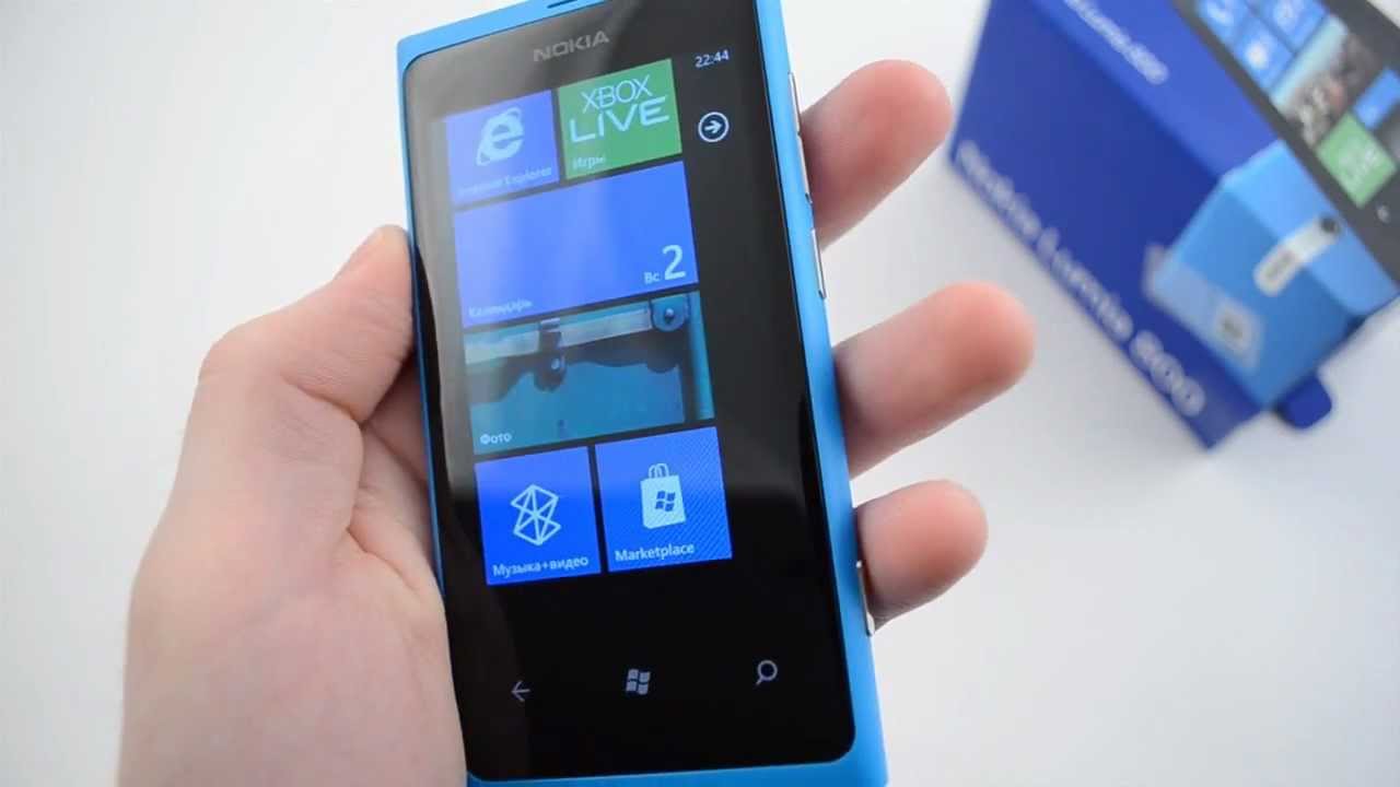 Обзор Nokia Lumia 800