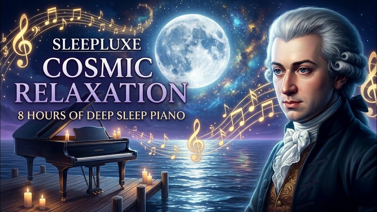 🌙 Mozart Sleep Piano Music – Deep Relaxing Night Music for Stress Relief & Insomnia
