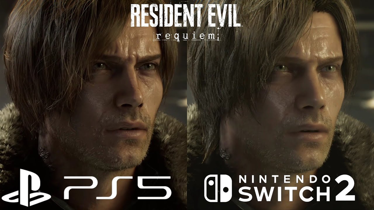 Resident Evil Requiem Nintendo Switch 2 Vs PS5 - Side by Side Gameplay Comparison