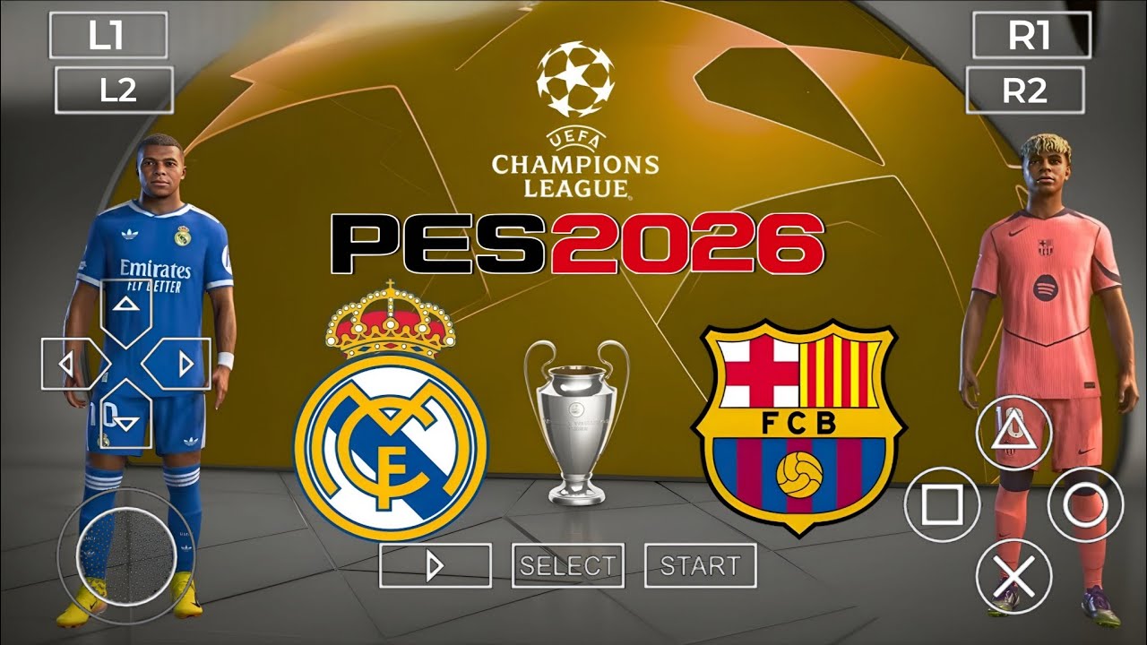 eFootball 2026 PS2 Android - MODE CARRIÈRE Avec Tous les TOURNOIS Disponibles (PPSS22)