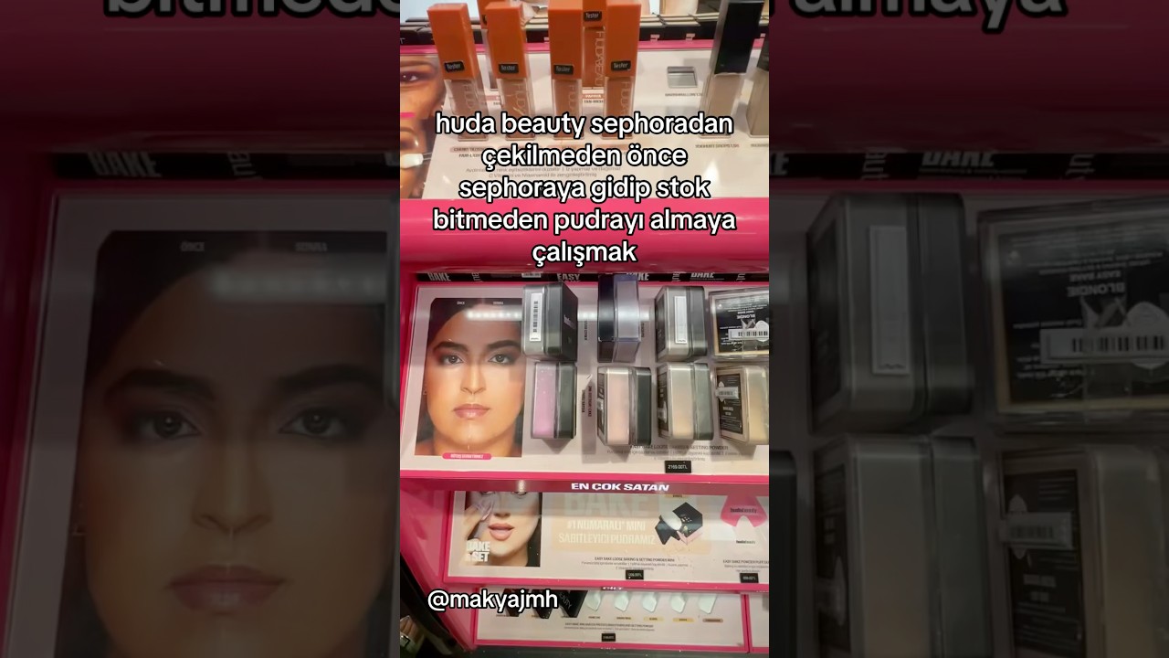 tamam yetiştim #makyajmh #shorts #keşfet #alışveriş #hudabeauty #sephora #&ouml;neri reklam değildir