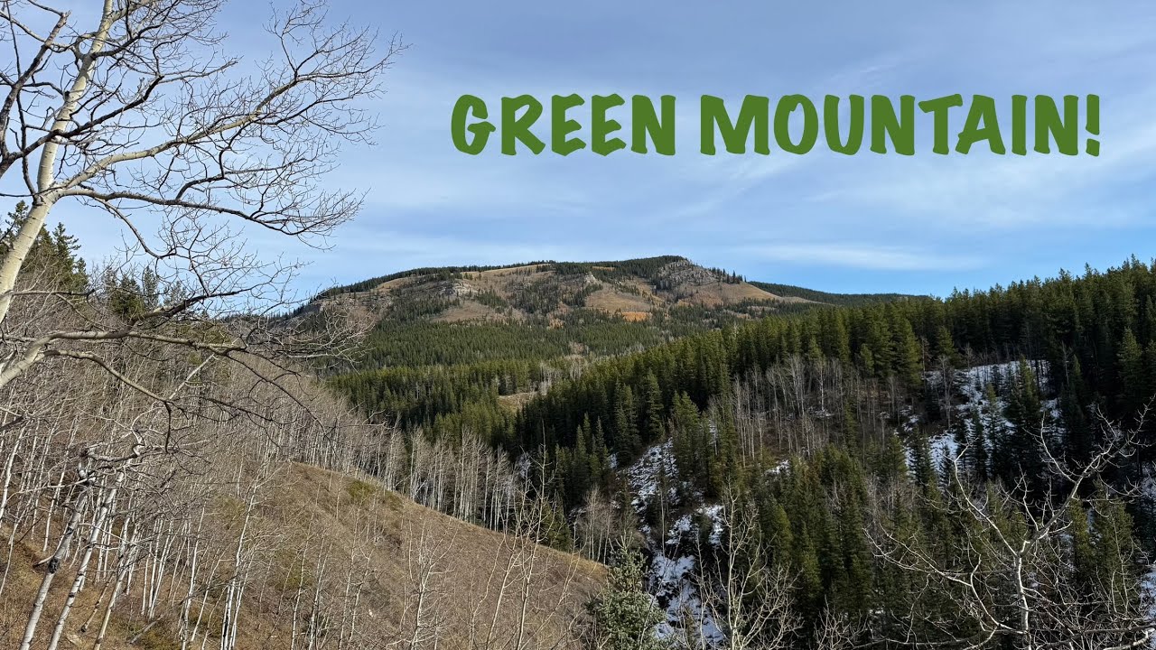 Loop hike up and over Green Mountain, Sheep River, Kananaskis!