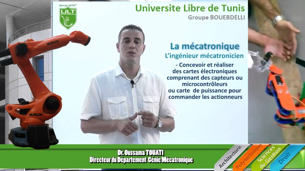 Présentation du Département Mécatronique