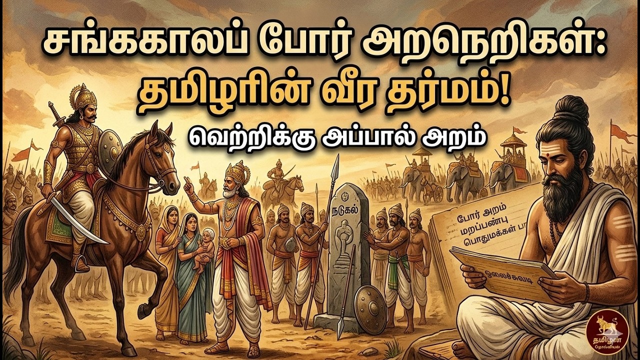 பண்டைய தமிழர்களின் மாபெரும் போர் தர்மம்! சங்ககால போர் அறநெறிகள் | தமிழரின் வீர மரபு