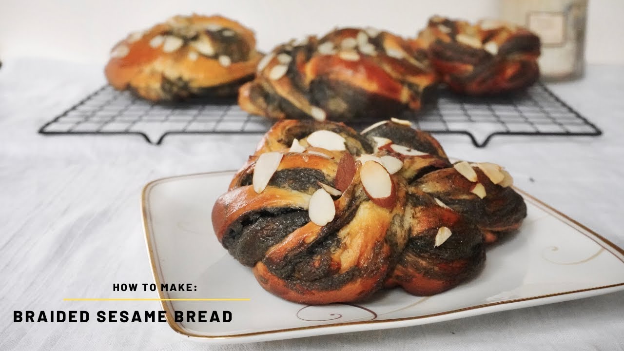 Braided Sesame Milk Bread