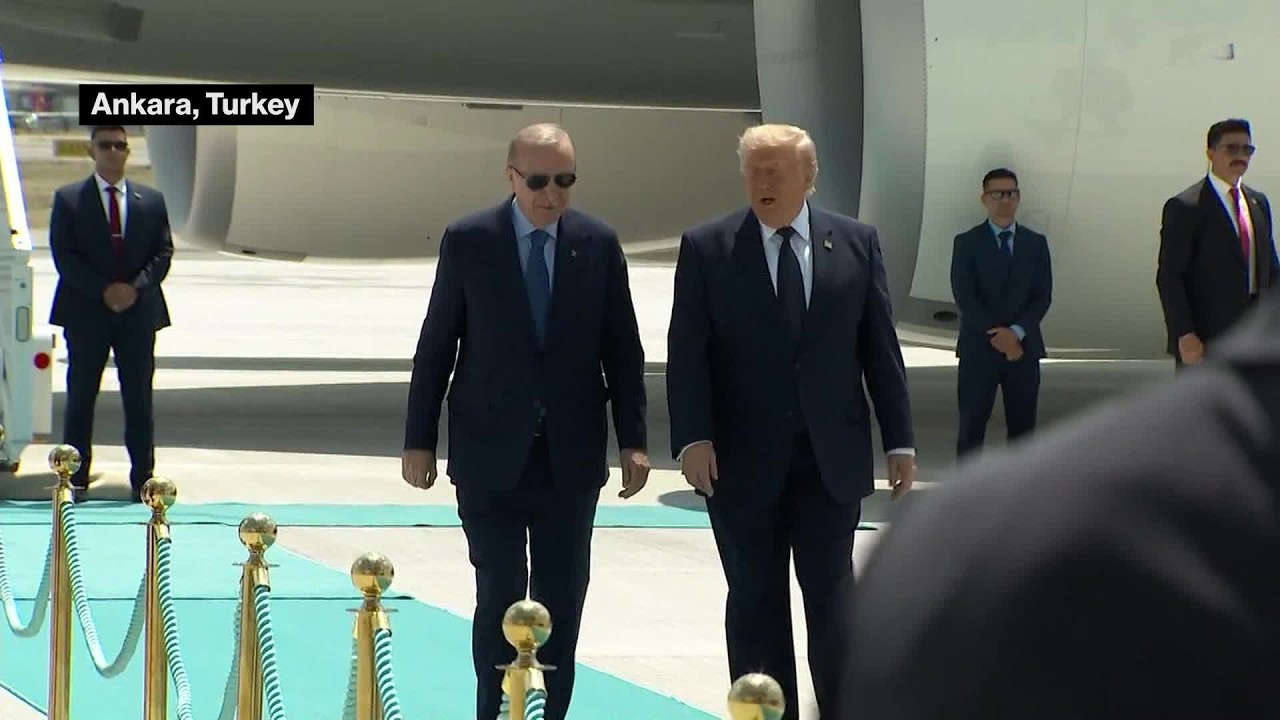 Trump Welcomed by Erdogan in Ankara for NATO Summit