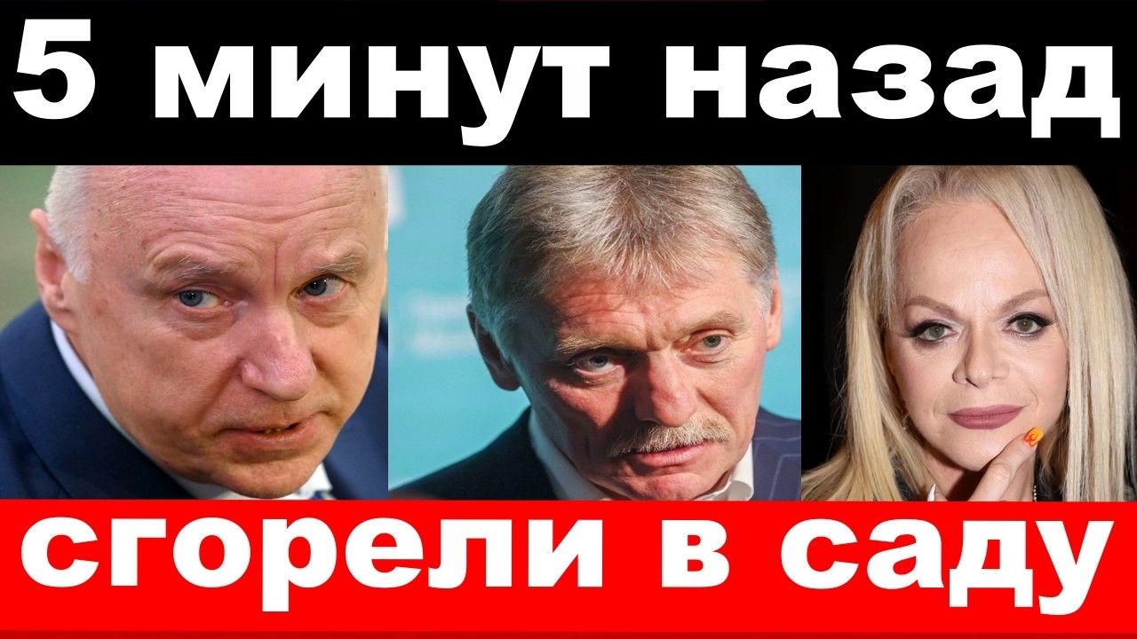 план Бастрыкина/Песков/пожар в семье Долиной/новости