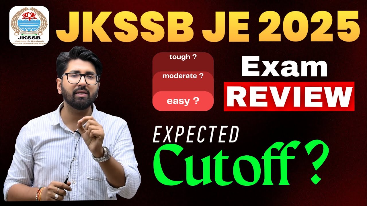 JKSSB JE 2025 Exam Review | Electrical Live @9:00pm #jkssbje #ravindrasir #masterplus_education