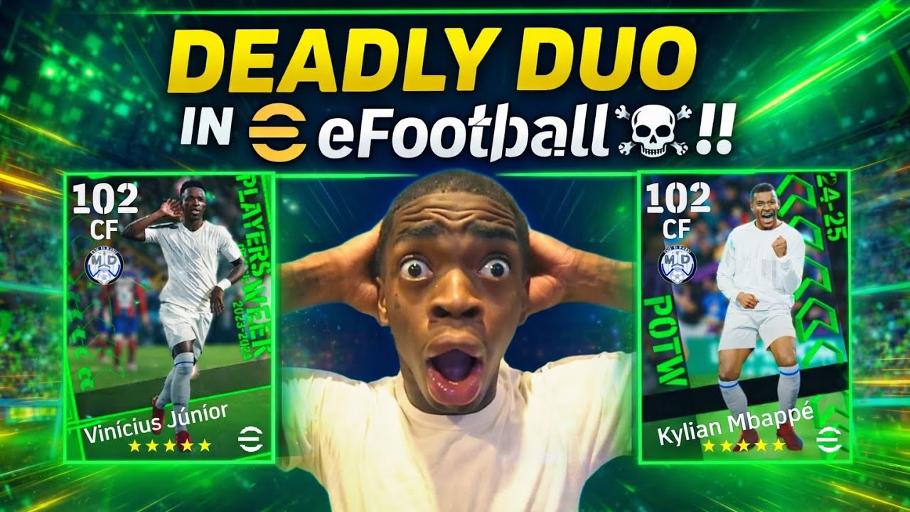  FREE Mbappé + Vinícius Jr Destroy Every Defense! FREE CF Combination | #efootball #pes #foryou 
