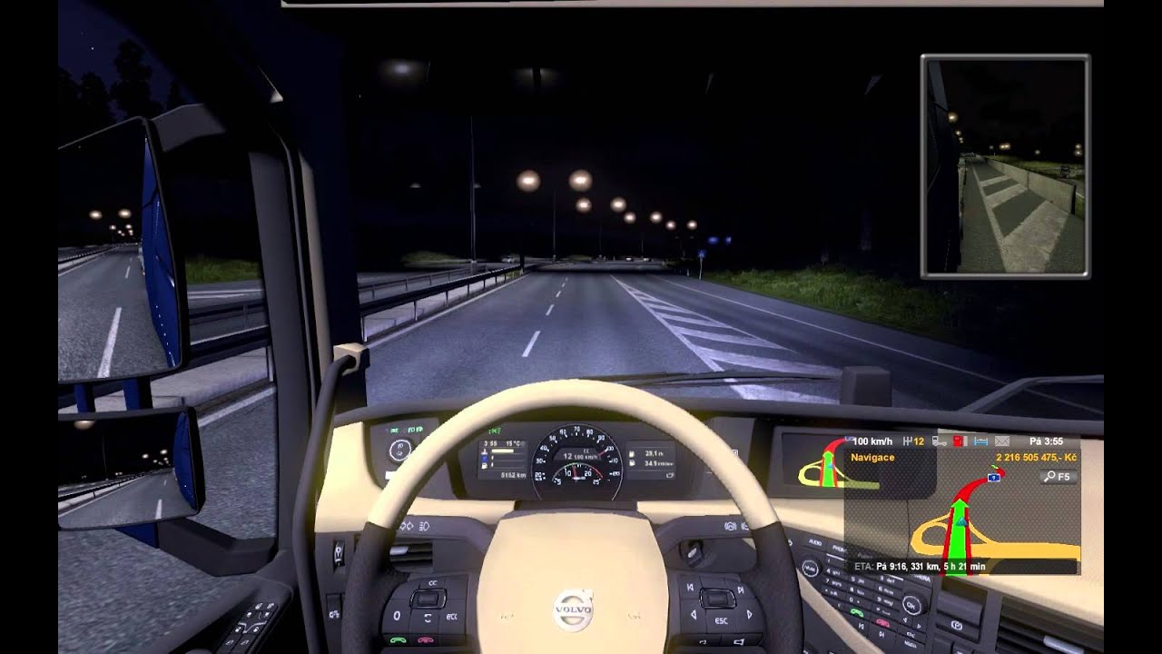 Euro Truck Simulator 2 HD Gameplay 23 ECO driving