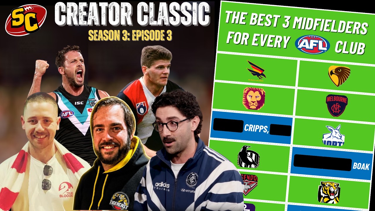 Can You Name the Best 3 Midfielders for Every AFL Club? (Creator Classic S3)
