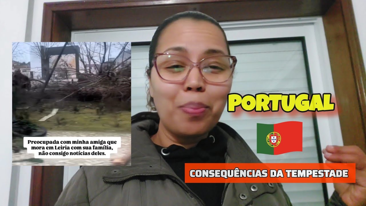 Tempestade em Portugal🇵🇹, Leiria foi a cidade mais atingida/ Lili Barreto 