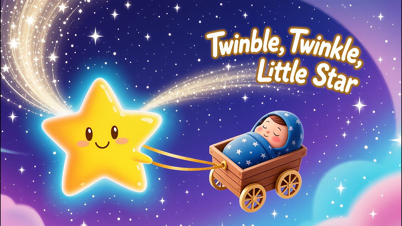 Enjoy a Magical Night with Twinkle Twinkle Little Star Lullaby Playing in the Background