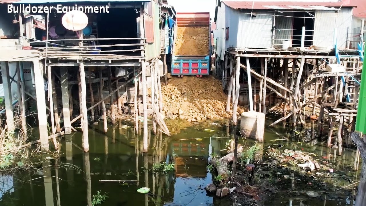 The Project to clear land and drain water using 5Ton Truck will see Dozer D20P REACH 100% completion