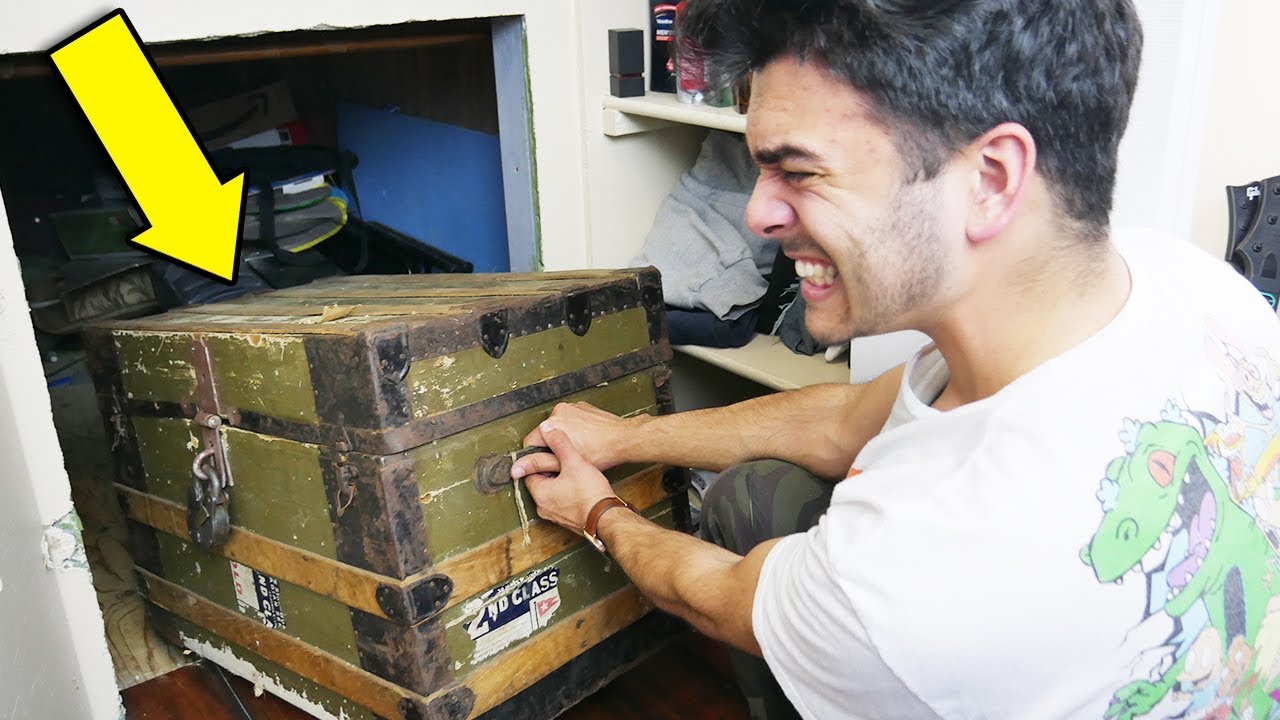 We Found an Ancient TREASURE CHEST in My Basement and Its DEFINITELY HAUNTED.