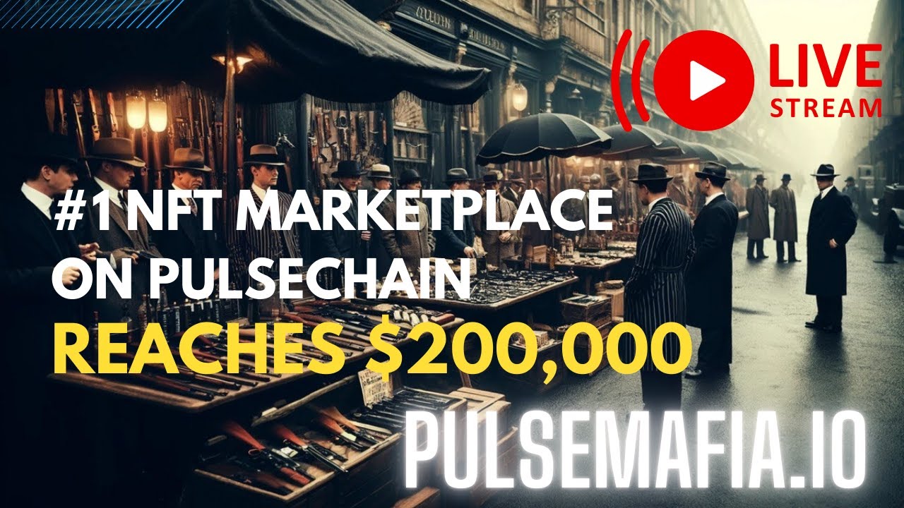 #1 NFT Marketplace on #PulseChain reaches $200,000 items sold