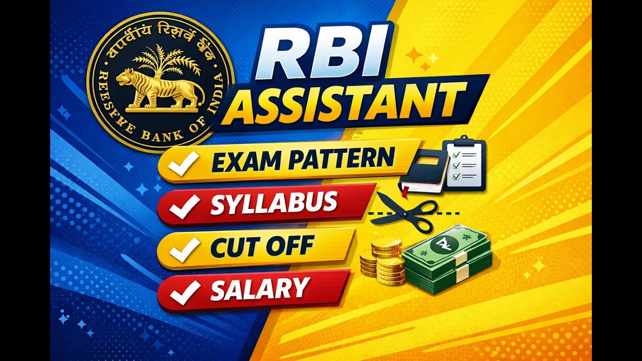 RBI Assistant 2026 | 650 Posts | Exam Pattern, Syllabus, Cut Off & Salary Full Details