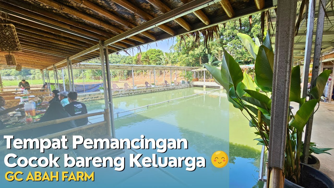 Tempat Pemancingan Cocok untuk Anak & Keluarga | Hidden Gem Tangerang | GC Abah Farm Resto Keluarga
