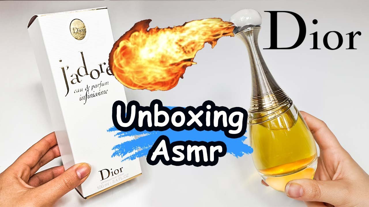ASMR PERFUME UNBOXING ODDLY SATISFYING calming before sleep