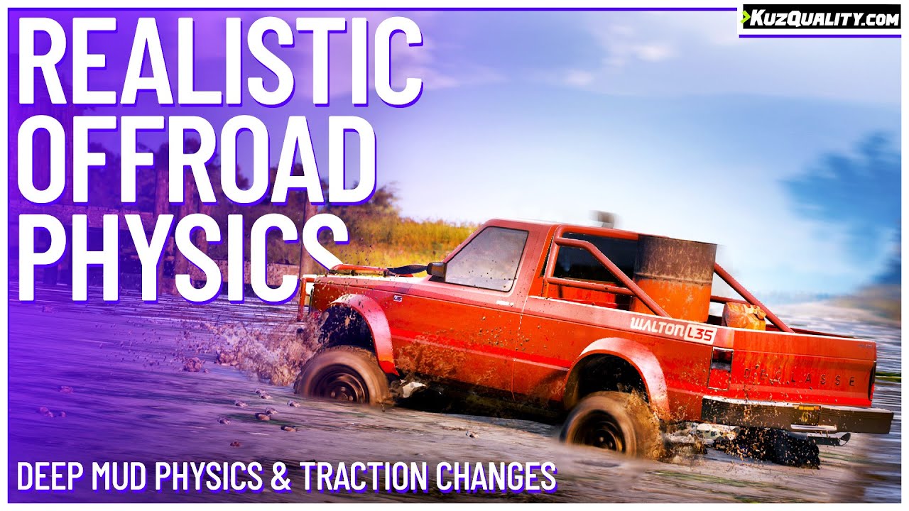 FiveM Script | Realistic offroad physics [Standalone, ESX, QBCore] | KuzQuality
