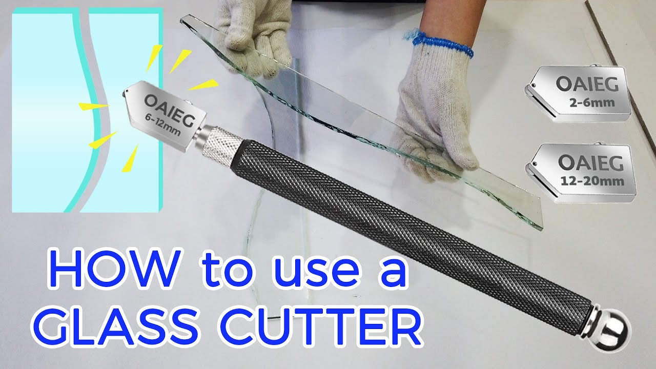 How to use OAIEGSD_Glass Cutter, Glass Cutting, cut curve lines