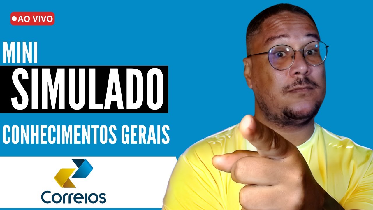 🚚 CORREIOS -  MINI SIMULADO CONHECIMENTOS GERAIS 2024
