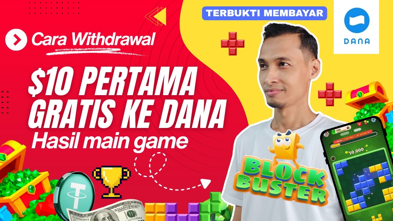 ✅ TERBUKTI MEMBAYAR 10 DOLLAR GRATIS DARI APLIKASI GAME BLOCKBUSTER PENGHASIL SALDO DANA 2026