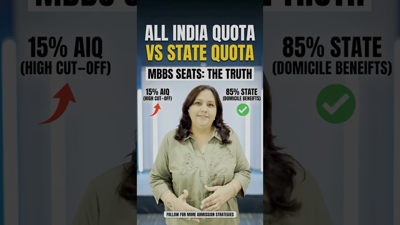 🎯 AIQ vs State Quota MBBS Seats &ndash; Which Gives You Better Chances? #neet2026 #medicaladmission #yt