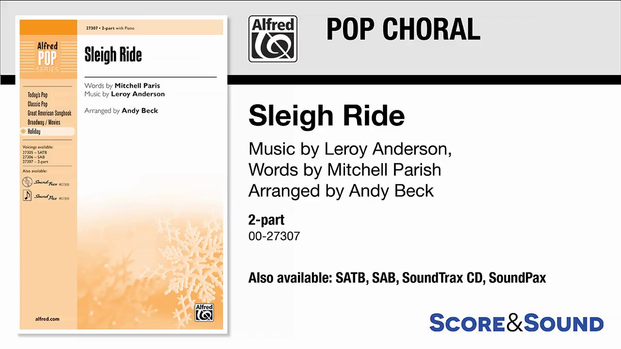 Sleigh Ride, arr. Andy Beck &ndash; Score & Sound