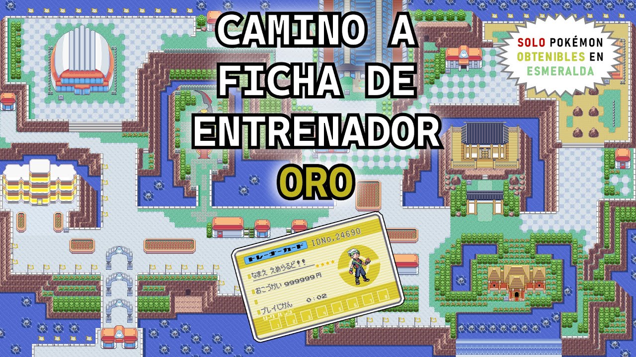 CAMINO A FICHA DE ENTRENADOR ORO🪙EN POKÉMON ESMERALDA 💚 | FRENTE BATALLA | ¡EN DIRECTO!