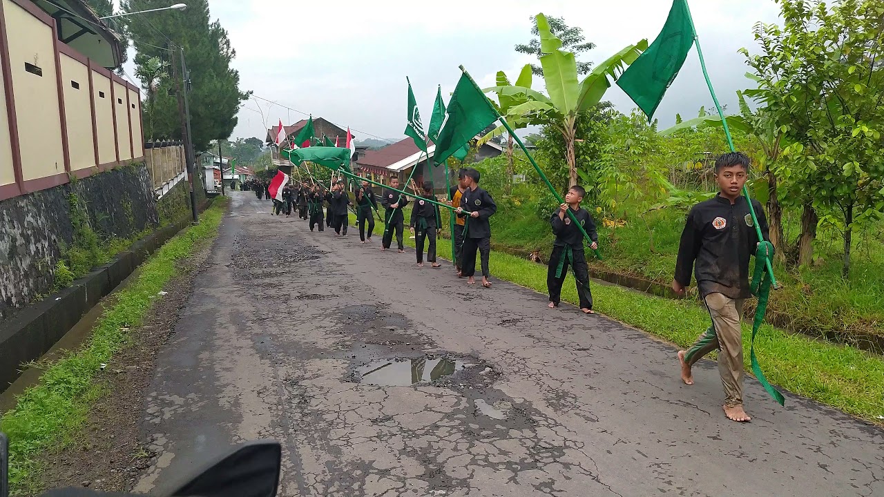 Edisi kenaikan tingkat PSNU PAGAR NUSA Rayon PP JLAMPRANG BAWANG.