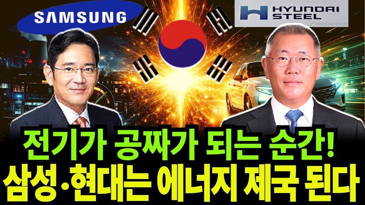 전기가 공짜가 되는 순간. 삼성.현대는 에너지 제국 된다. /  돈의 맥락을 읽는 경제이야기 / 당신의 경제를 치료합니다