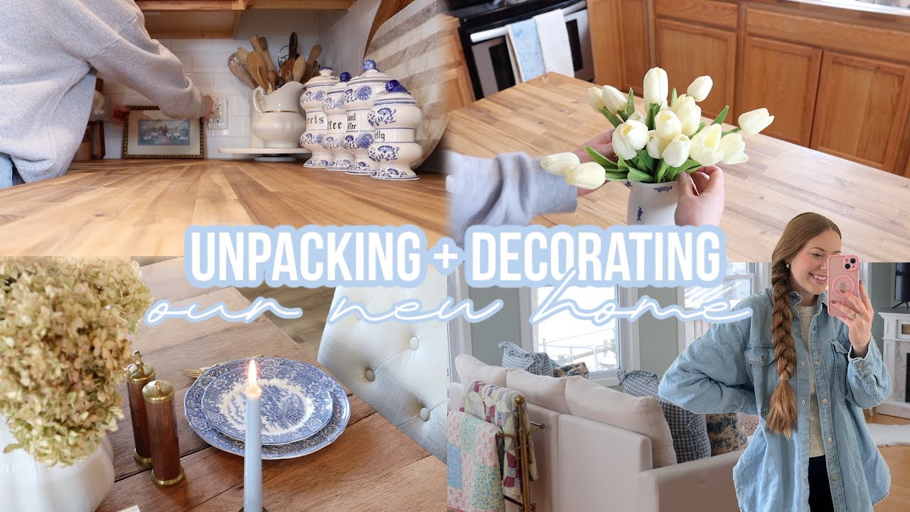 DECORATING OUR NEW HOME!! 🏡 COTTAGE STYLE DECORATE WITH ME 2025
