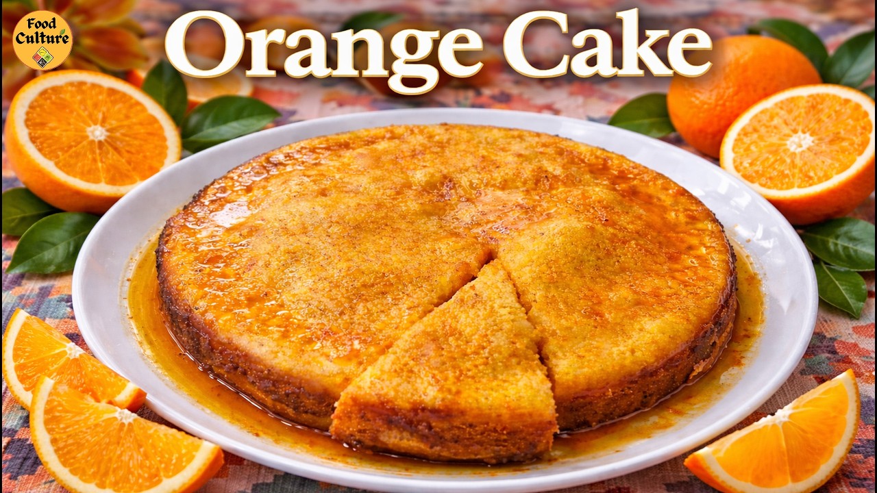 The Easiest And Most Delicious Orange Cake In The World !! Easy Cake Recipe