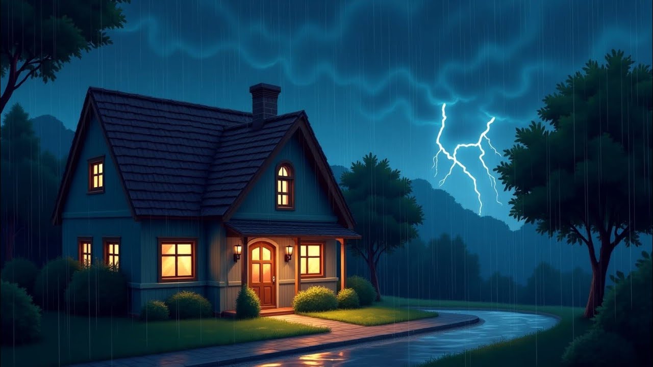 Sheltered from the Storm - Rain Tapping on the Window