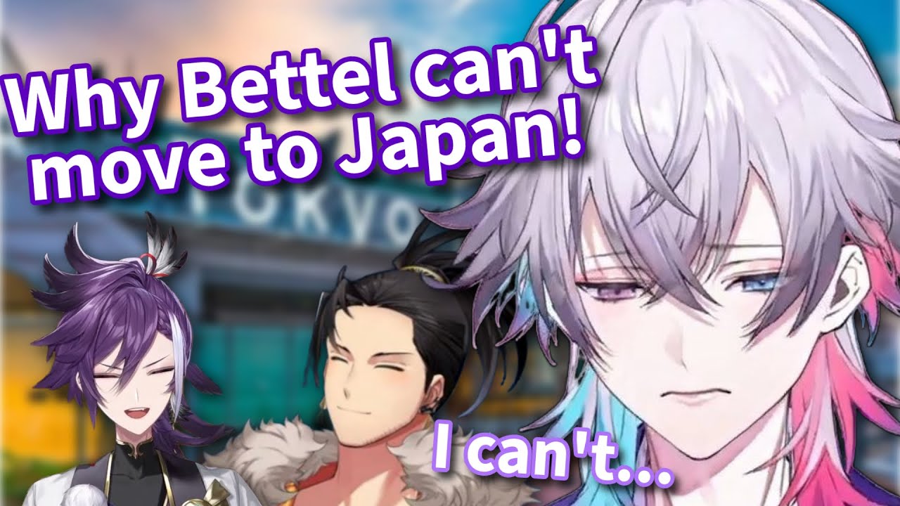 Bettel talks about why he can’t move to Japan with the other boys!【Holostars EN | Gavis Bettel】