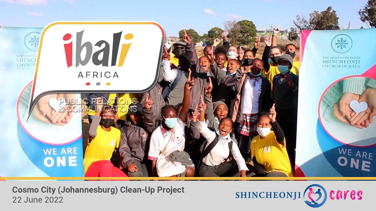 Shincheonji Cares: Cosmo City Clean Up (Johannesburg, South Africa)