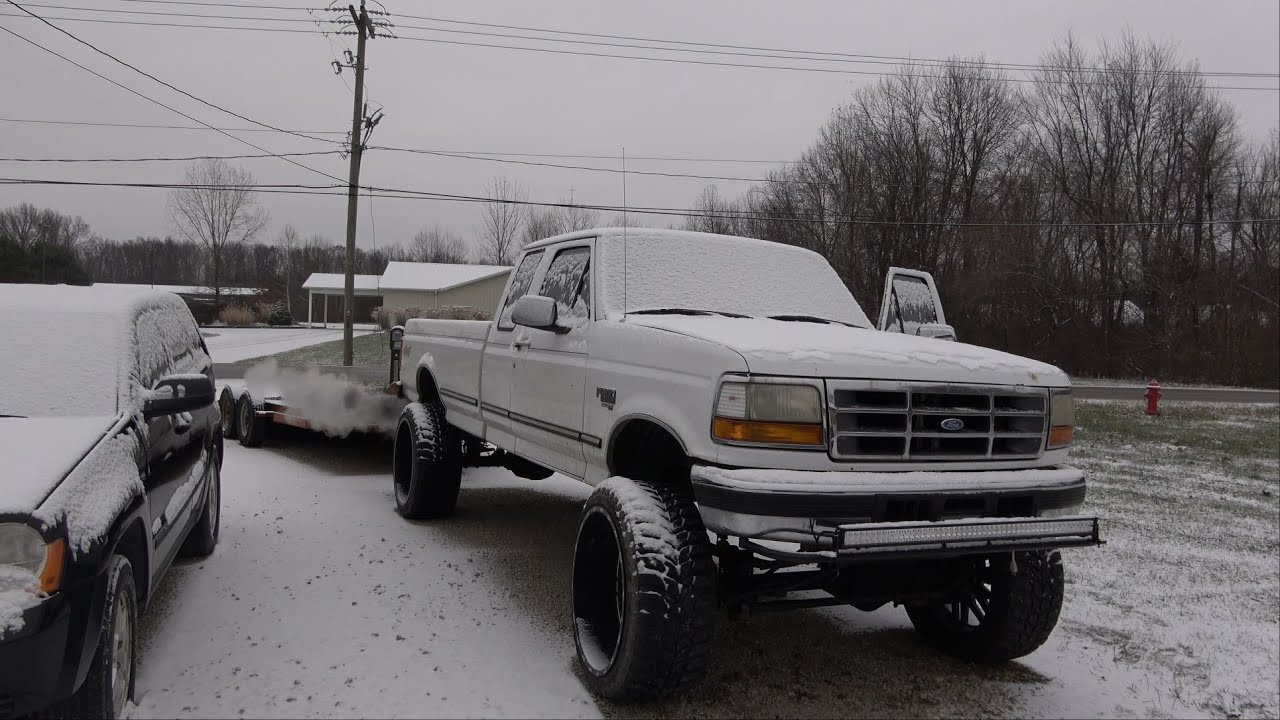 ХОЛОДНЫЙ ПУСК 7.3 ДИЗЕЛЬНЫЙ АВТОМОБИЛЬ POWERSTROKE