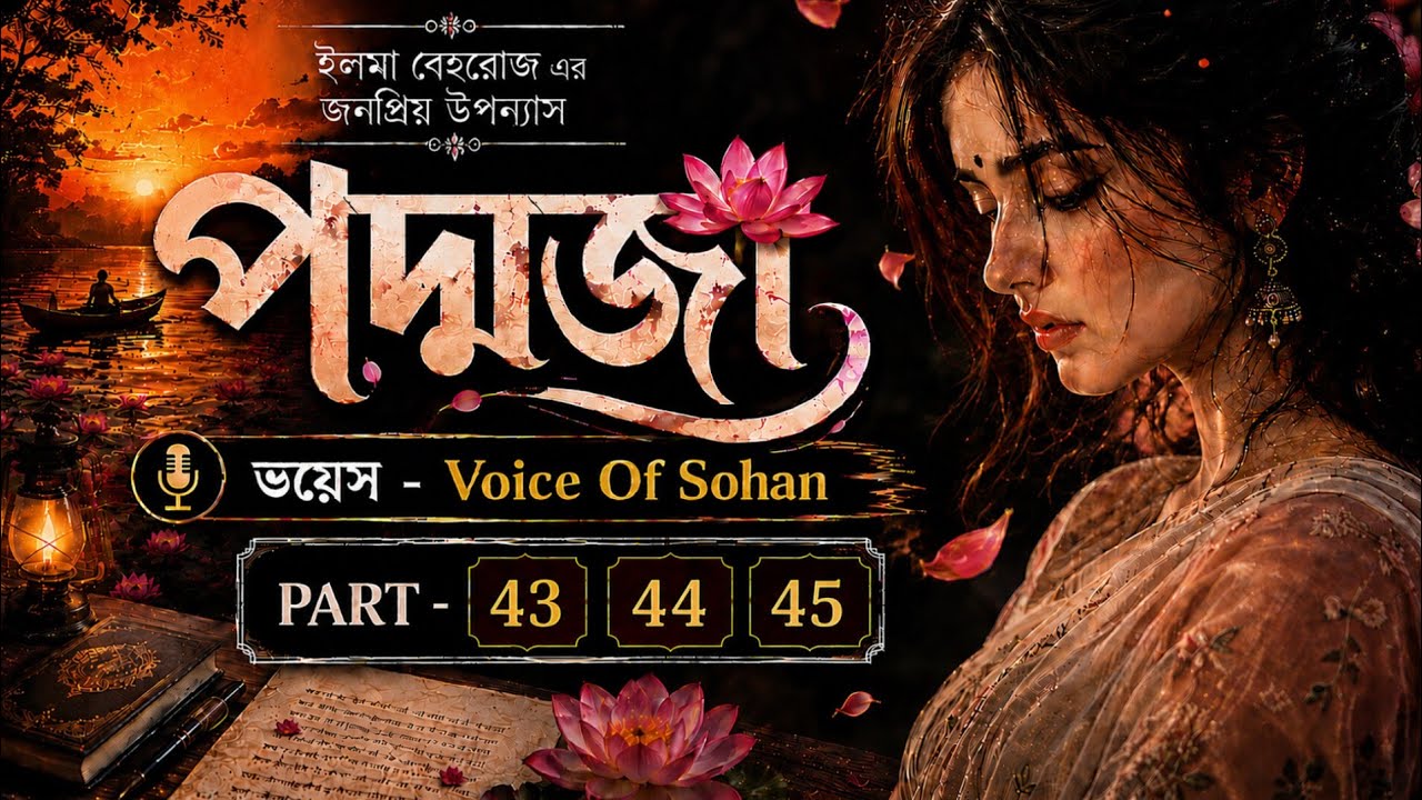 আমি পদ্মজা || পর্ব - ৪৩+৪৪+৪৫ || ইলমা বেহরোজ || voice of sohan