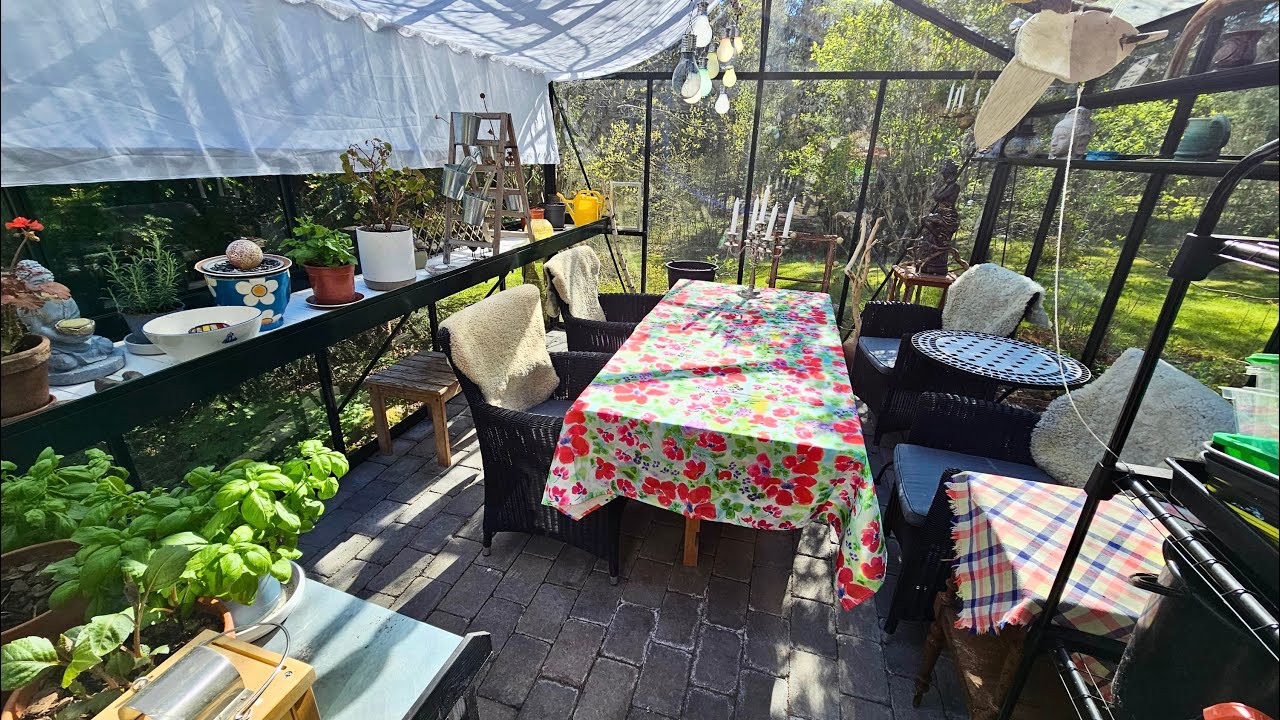 Starting up the green house for a new summer season