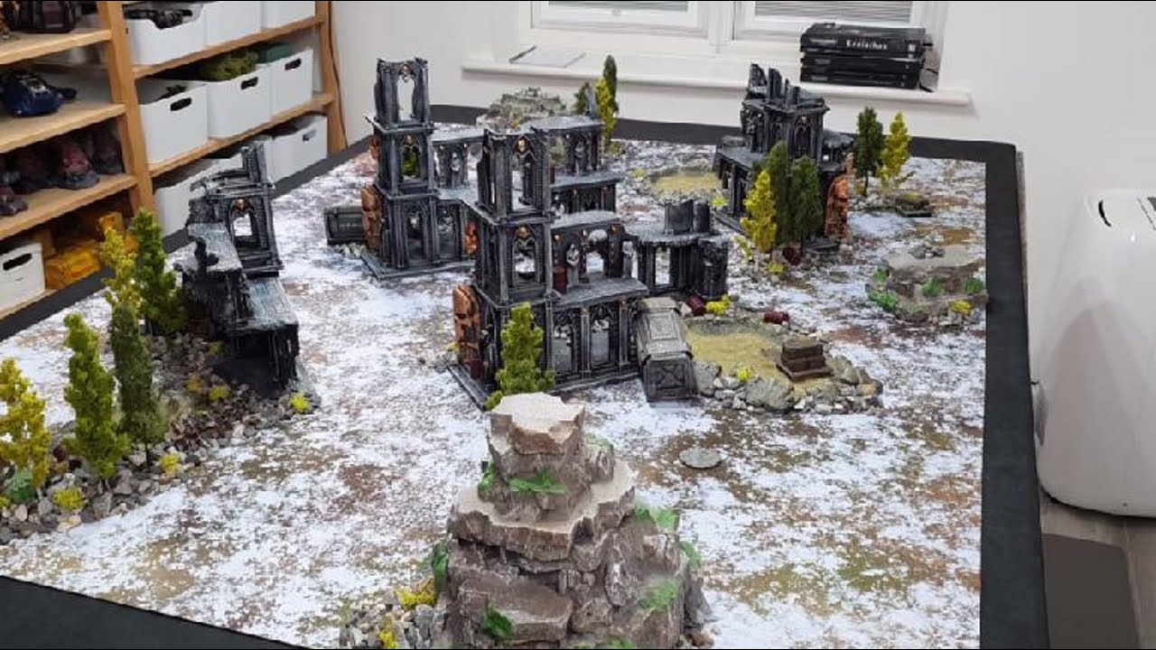 Star Shatter Necrons vs Dark Angels, Warhammer 40k battle report