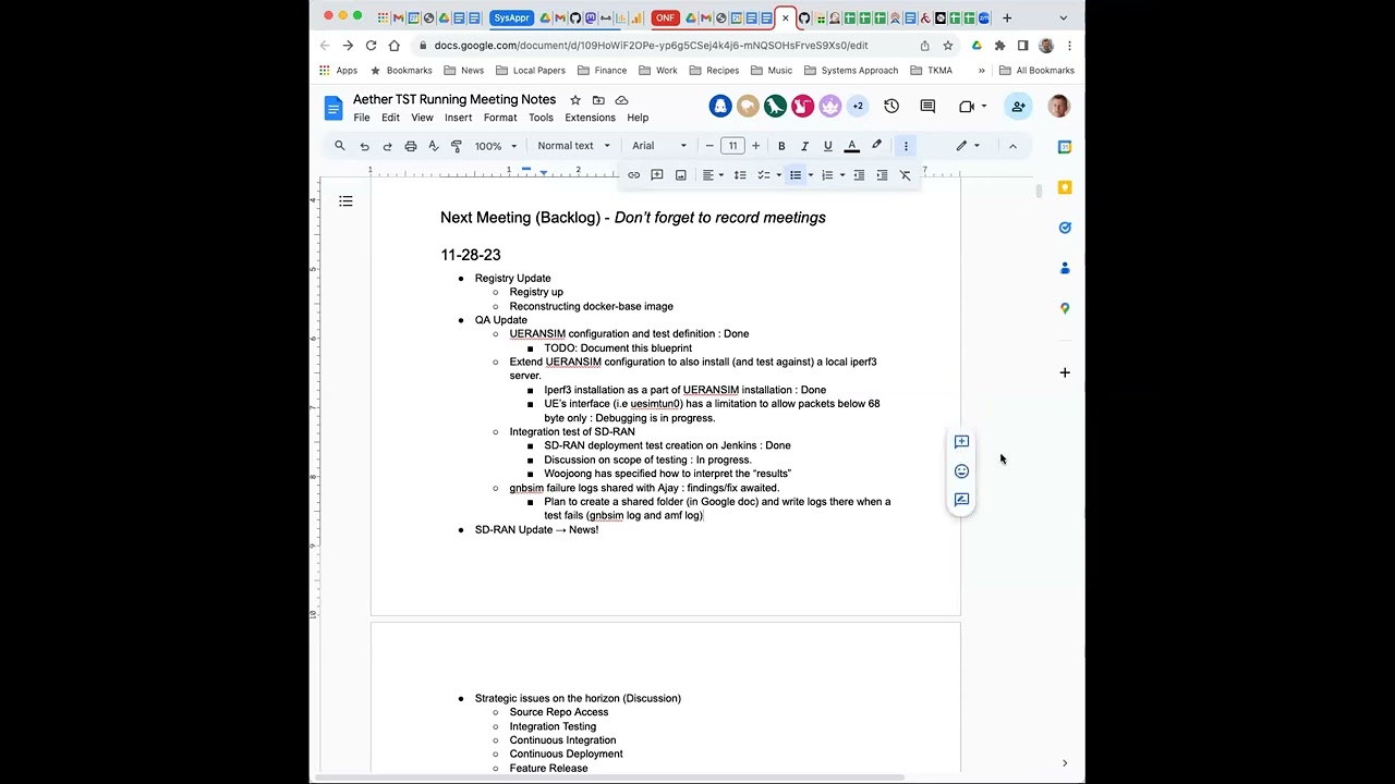 Aether TST Meeting 11-28-2023