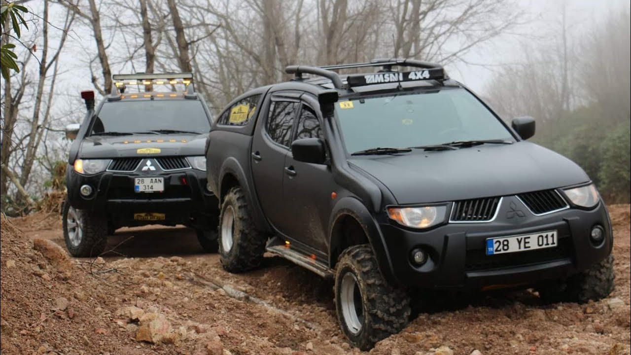Dacia Duster🔥Mitsubishi L200🔥Nissan Navara🔥Jeep Cherokee⛰ OFF ROAD 🇹🇷 TURKIYE BLACKSEA 🌰 Kent Ormanı