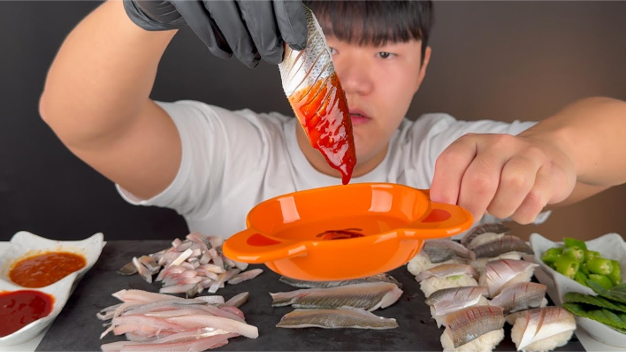 가을 막차 탑승!! 전어 먹방!! #전어 #전어회 #전어먹방 #먹방 #mukbang #회먹방
