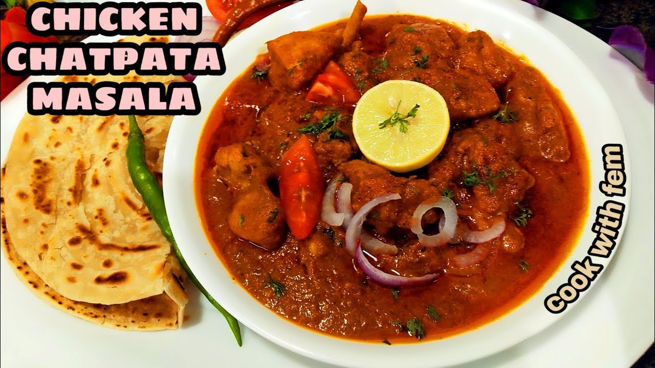 Dinner Combo Recipe - Crispy Paratha Ke Sath Chicken Chatpata Masala By Cook With Fem