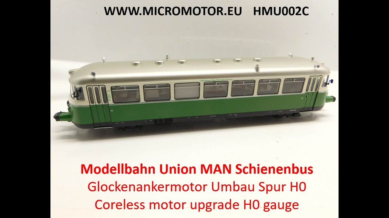 HMU002C Modellbahn Union MAN Schienenbus