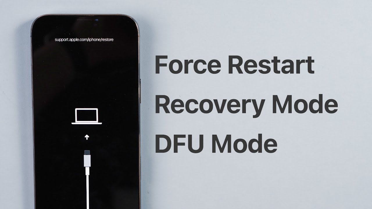 How to Force Restart and ENTER & EXIT Recovery and DFU Mode (iPhone 8 to 16)
