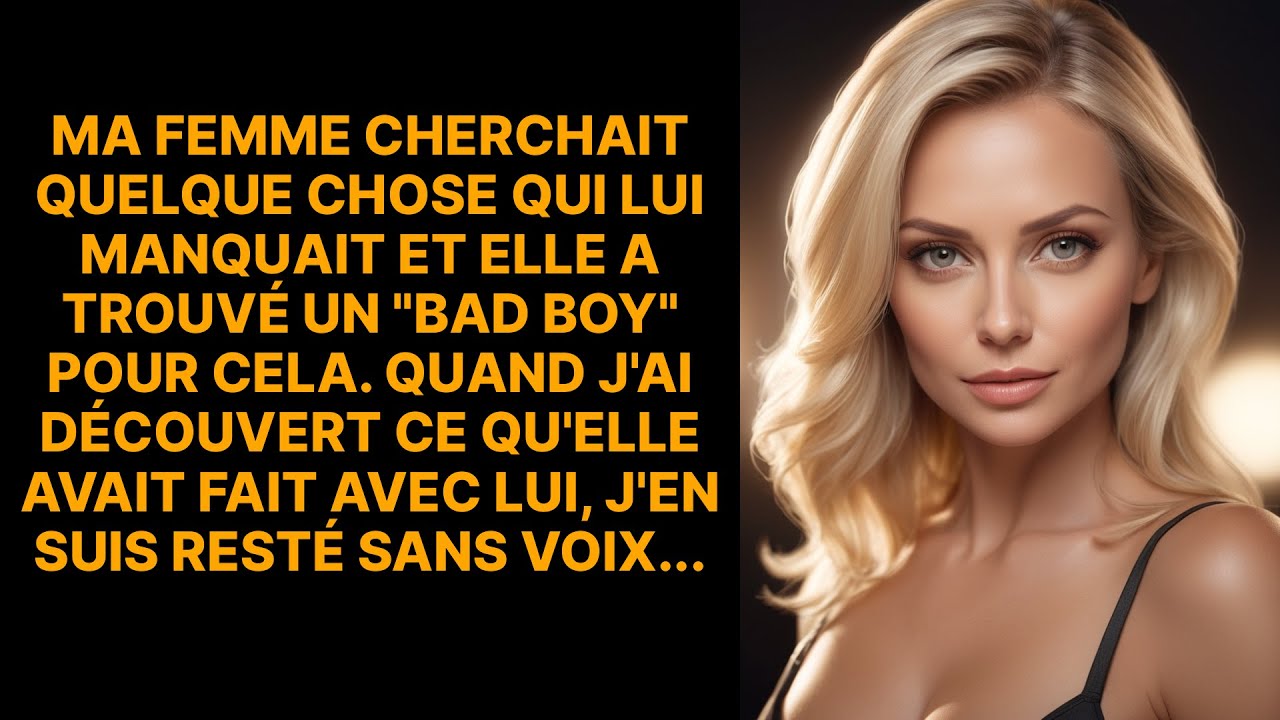 Ma femme m'a envoyé UN message: 