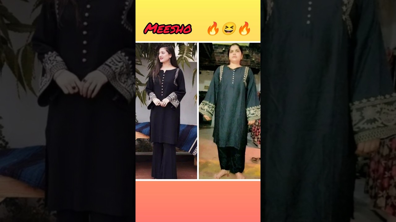 Pakistan kurti pant suitable for women || meesho pakistani kurta set haul #fashion #shorts #meesho